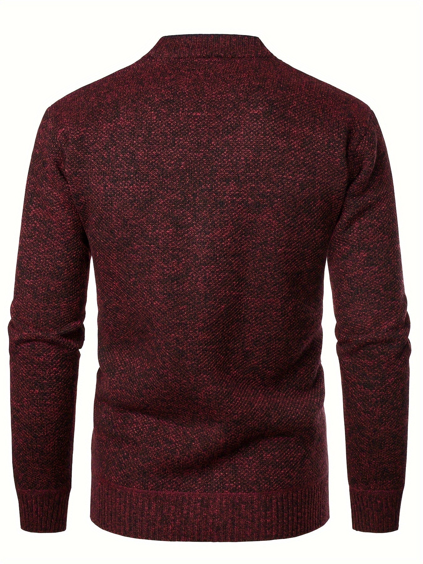 Cardigan homme en maille à col en V coupe régulière 9