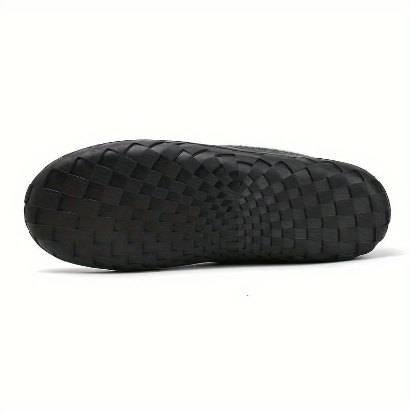 Pantoufles mocassins homme doublées en laine synthétique 11