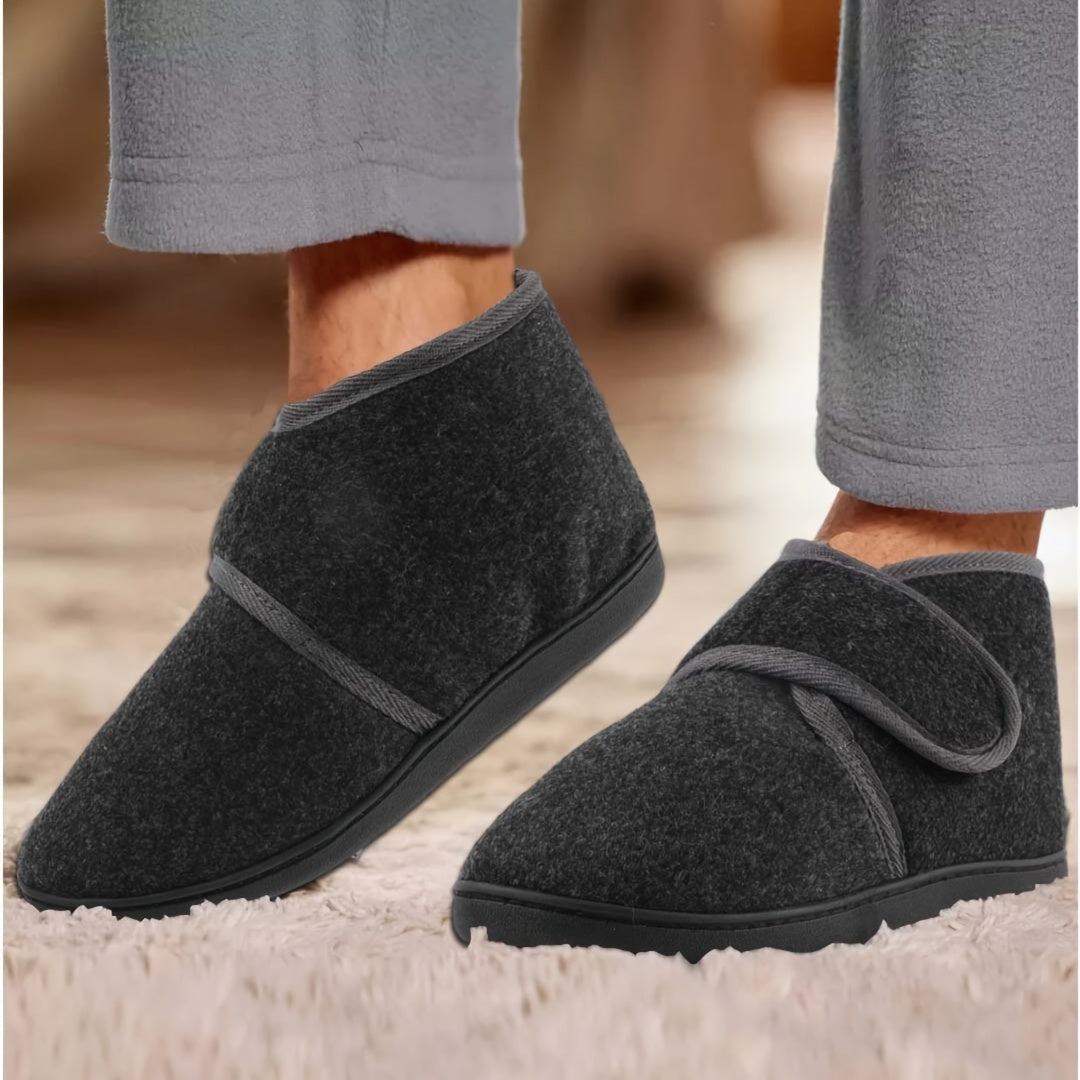 Pantoufles montantes homme à scratch doublées 10