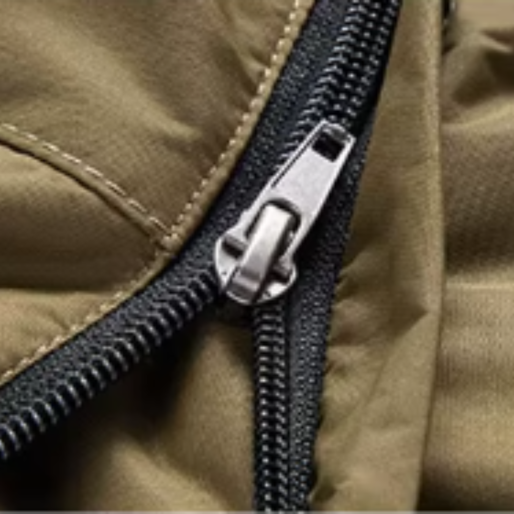 Parka homme matelassée à capuche en fausse fourrure 10