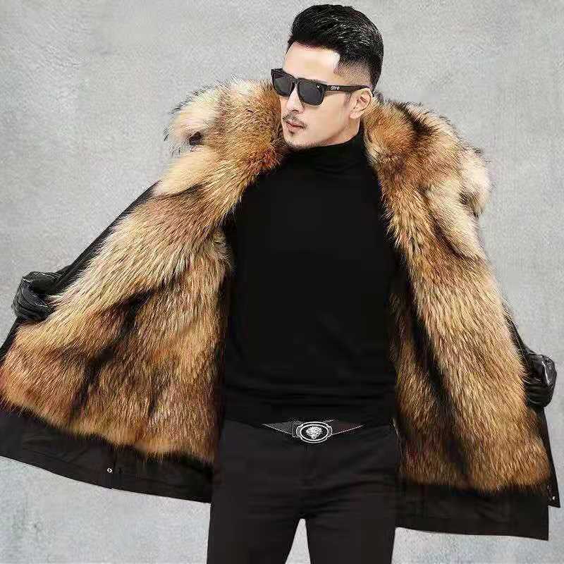 Parka homme matelassée à capuche et col montant 5