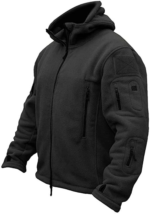 Veste polaire homme à capuche et poches zippées 5