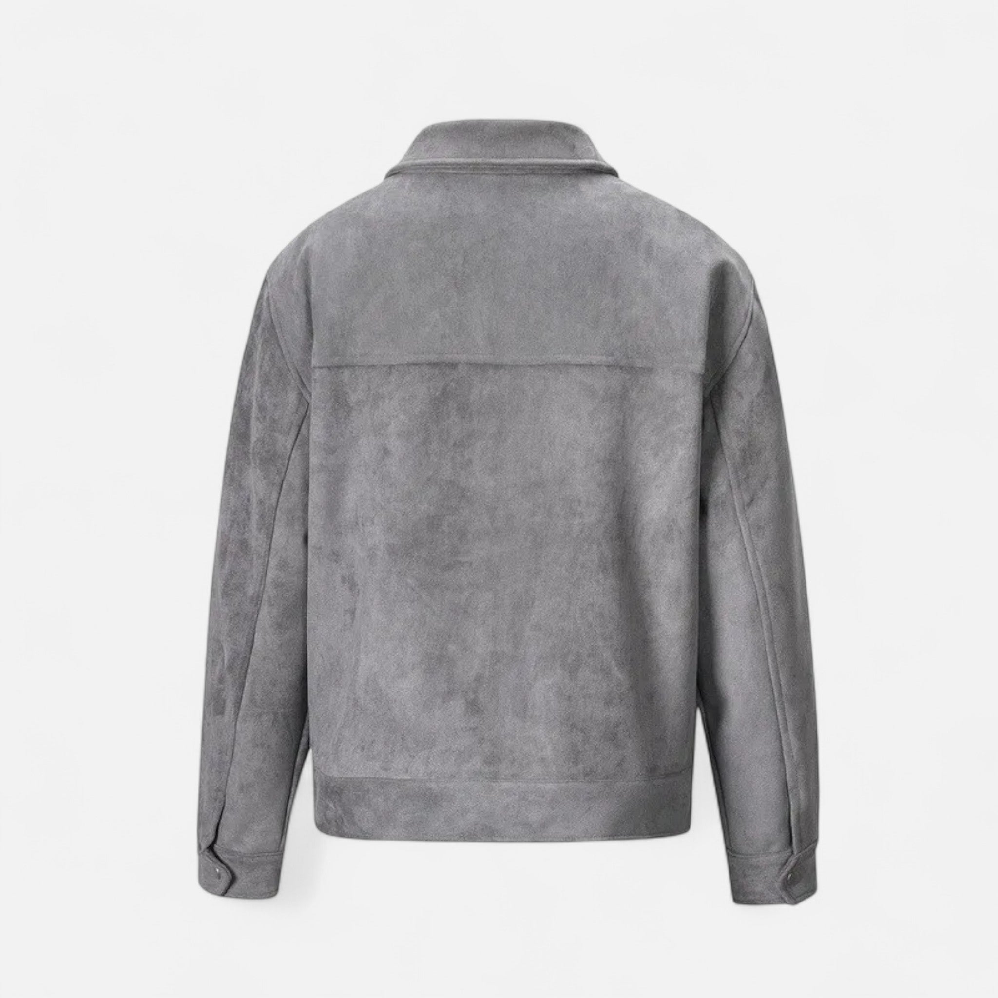Veste utilitaire homme zippée à col chemise et poches plaquées 9