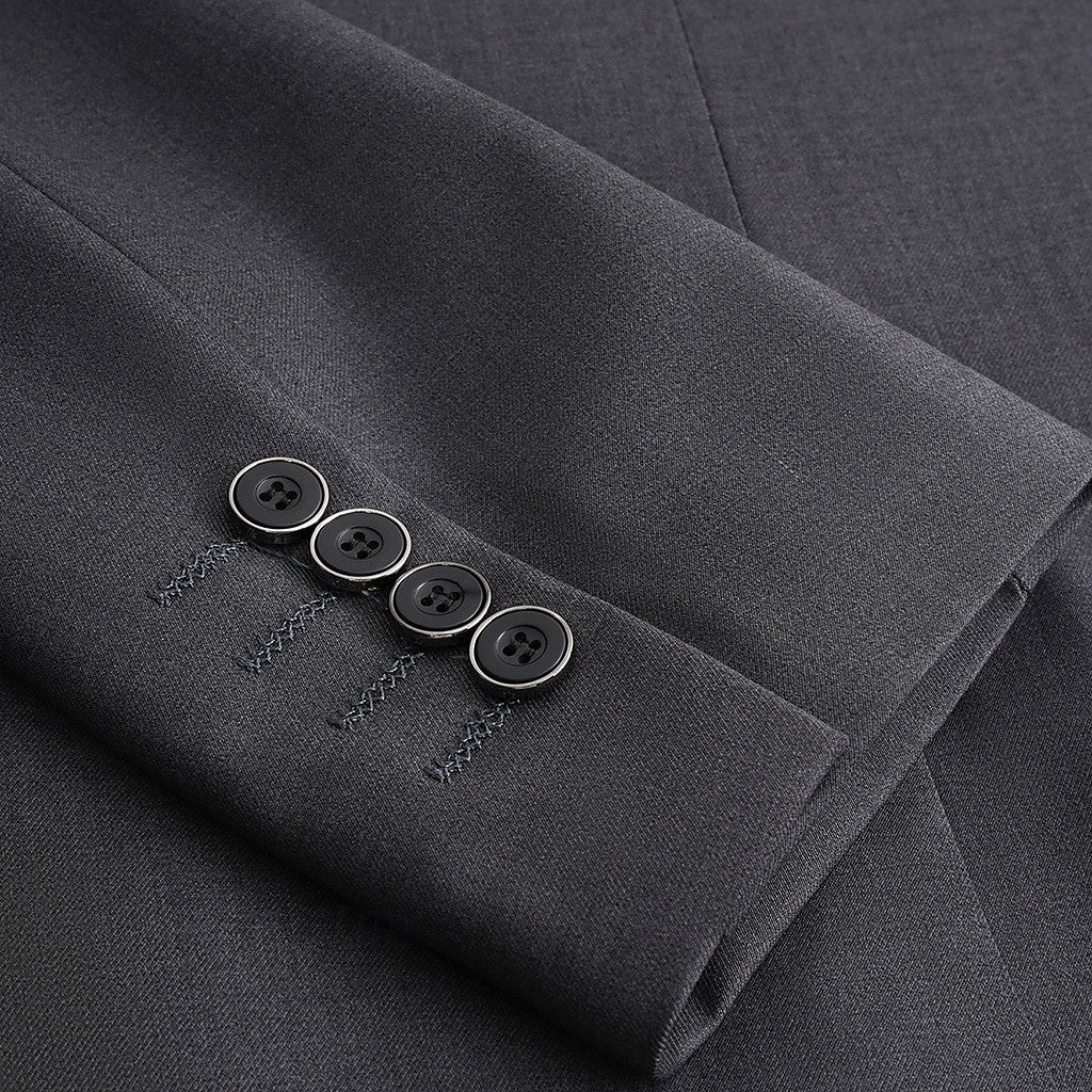 Blazer homme col cranté deux boutons à poche poitrine 5