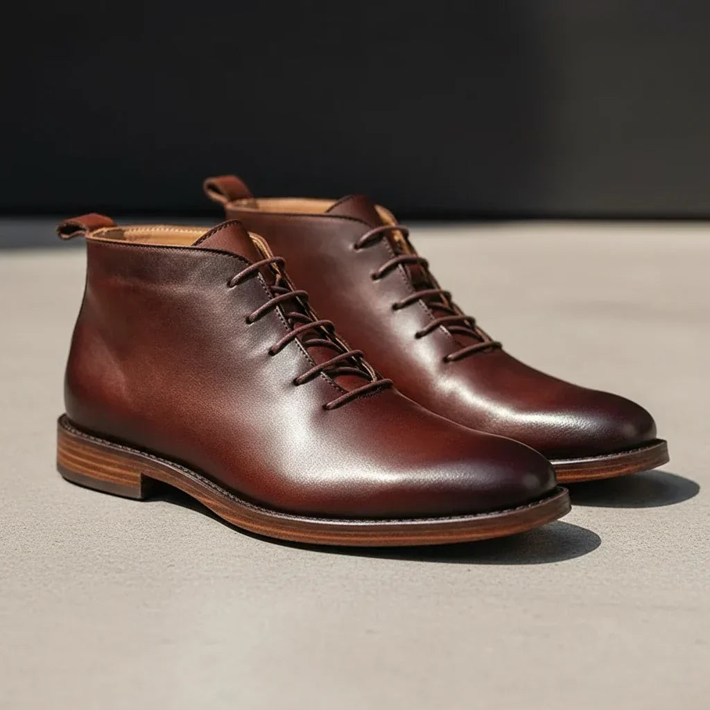 Bottines homme cuir à lacets 3