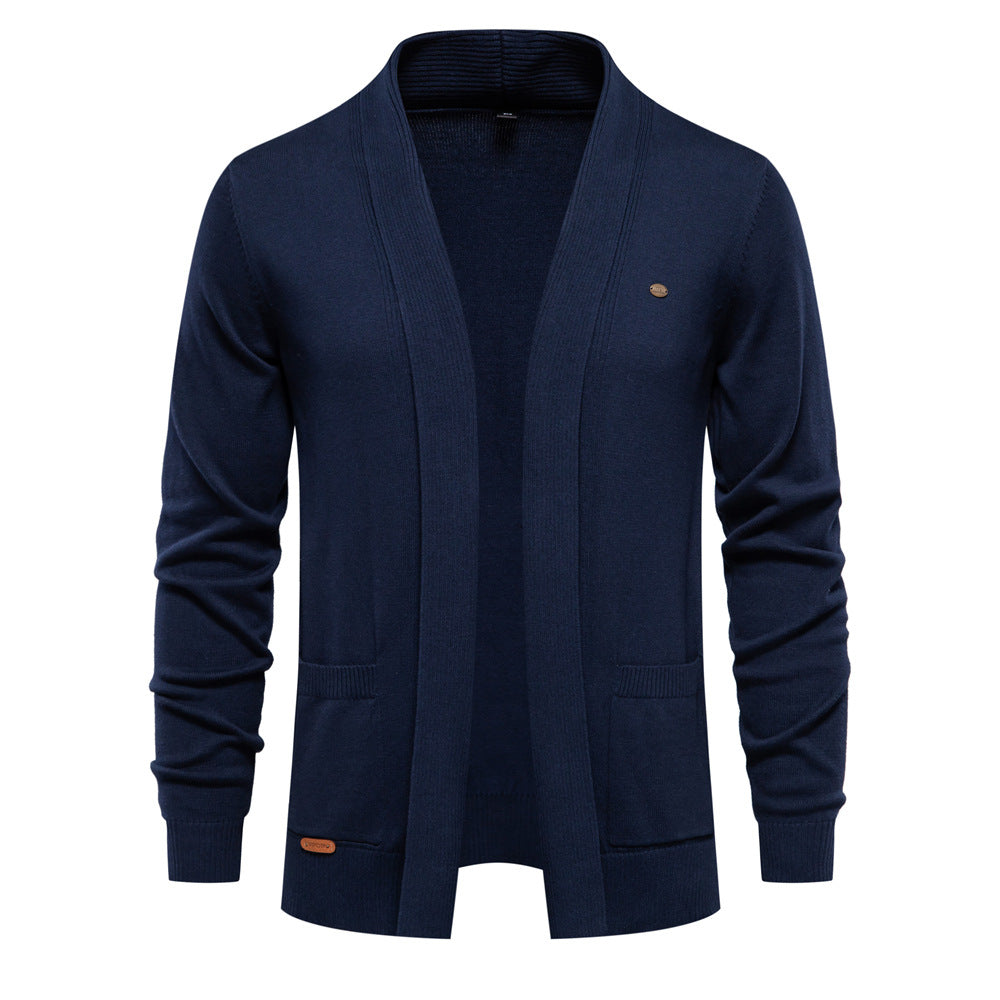 Cardigan homme à col châle avec poches 3