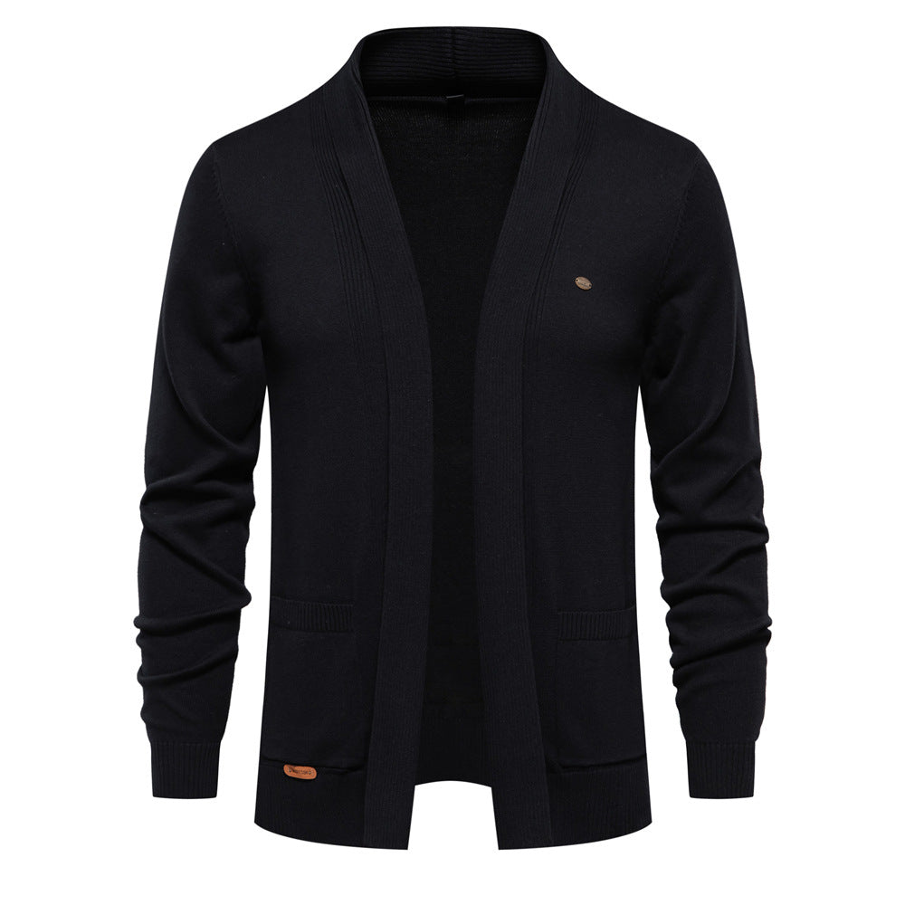 Cardigan homme à col châle avec poches 4