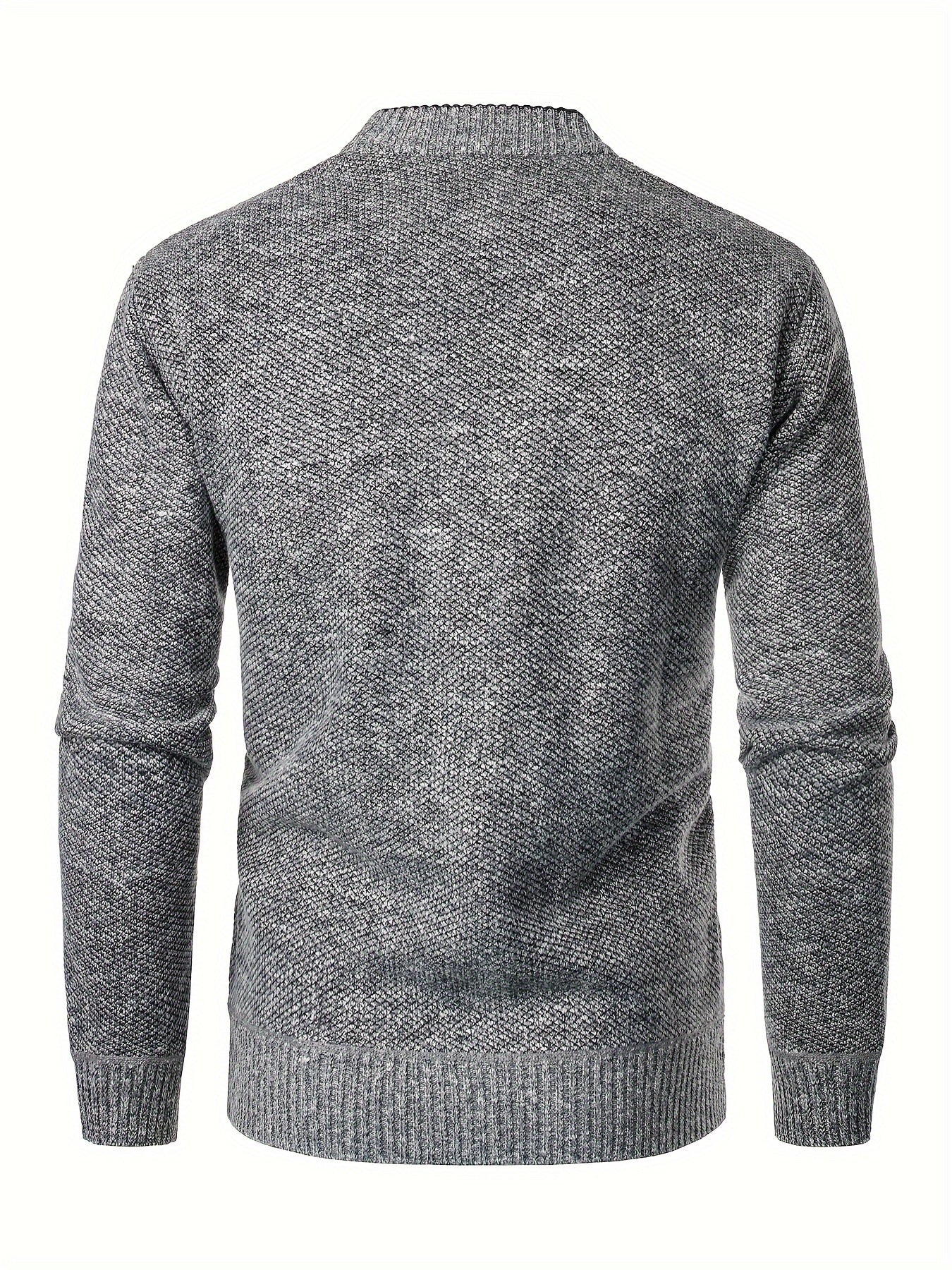 Cardigan homme en maille à col en V coupe régulière 7