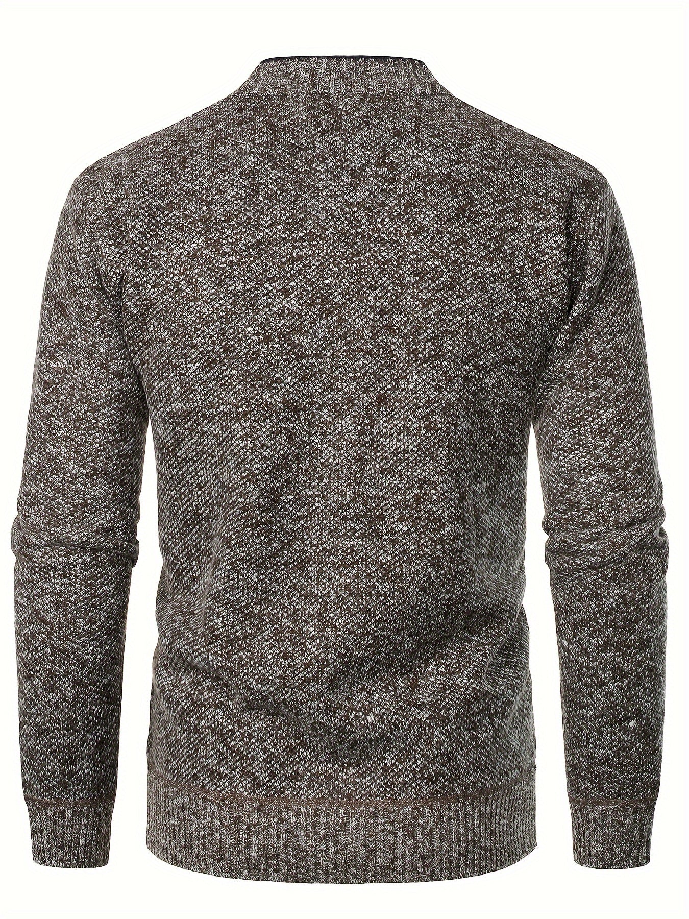 Cardigan homme en maille à col en V coupe régulière 8
