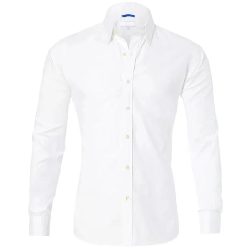 Chemise homme infroissable à manches longues et fermeture zippée 13