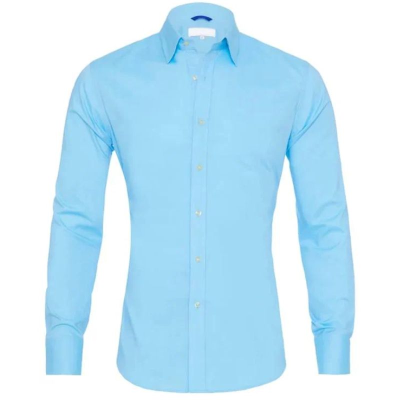 Chemise homme infroissable à manches longues et fermeture zippée 16