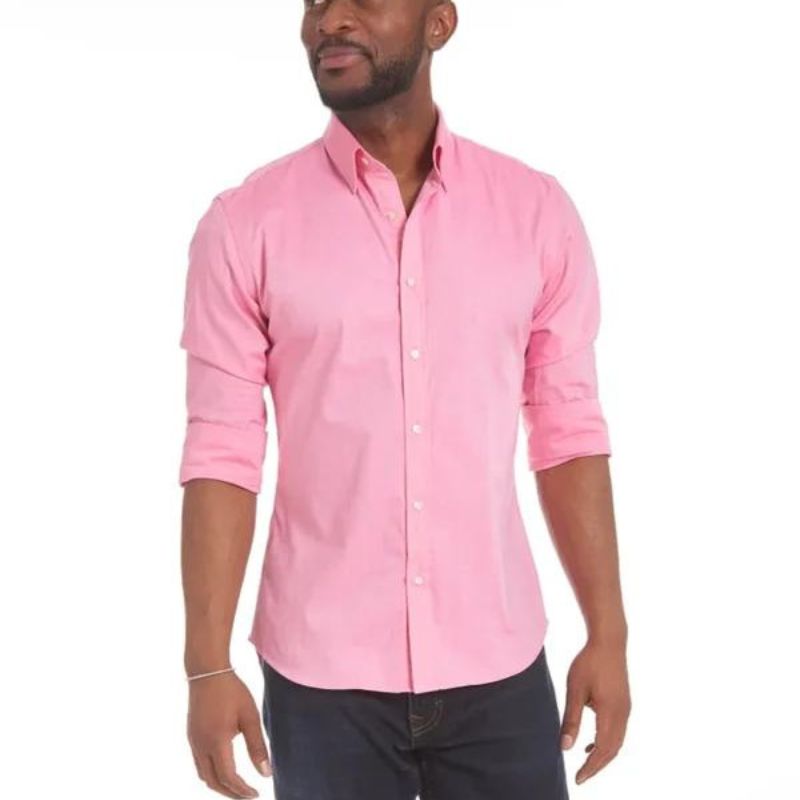 Chemise homme infroissable à manches longues et fermeture zippée 23