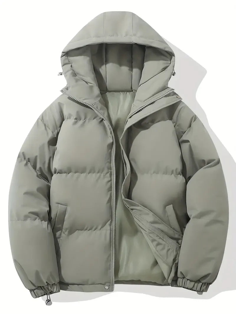 Doudoune courte femme à capuche oversize 4