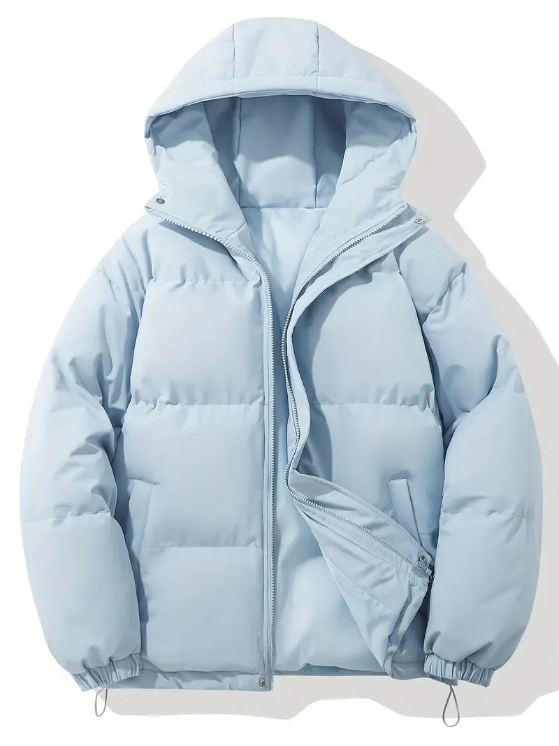 Doudoune courte femme à capuche oversize 7