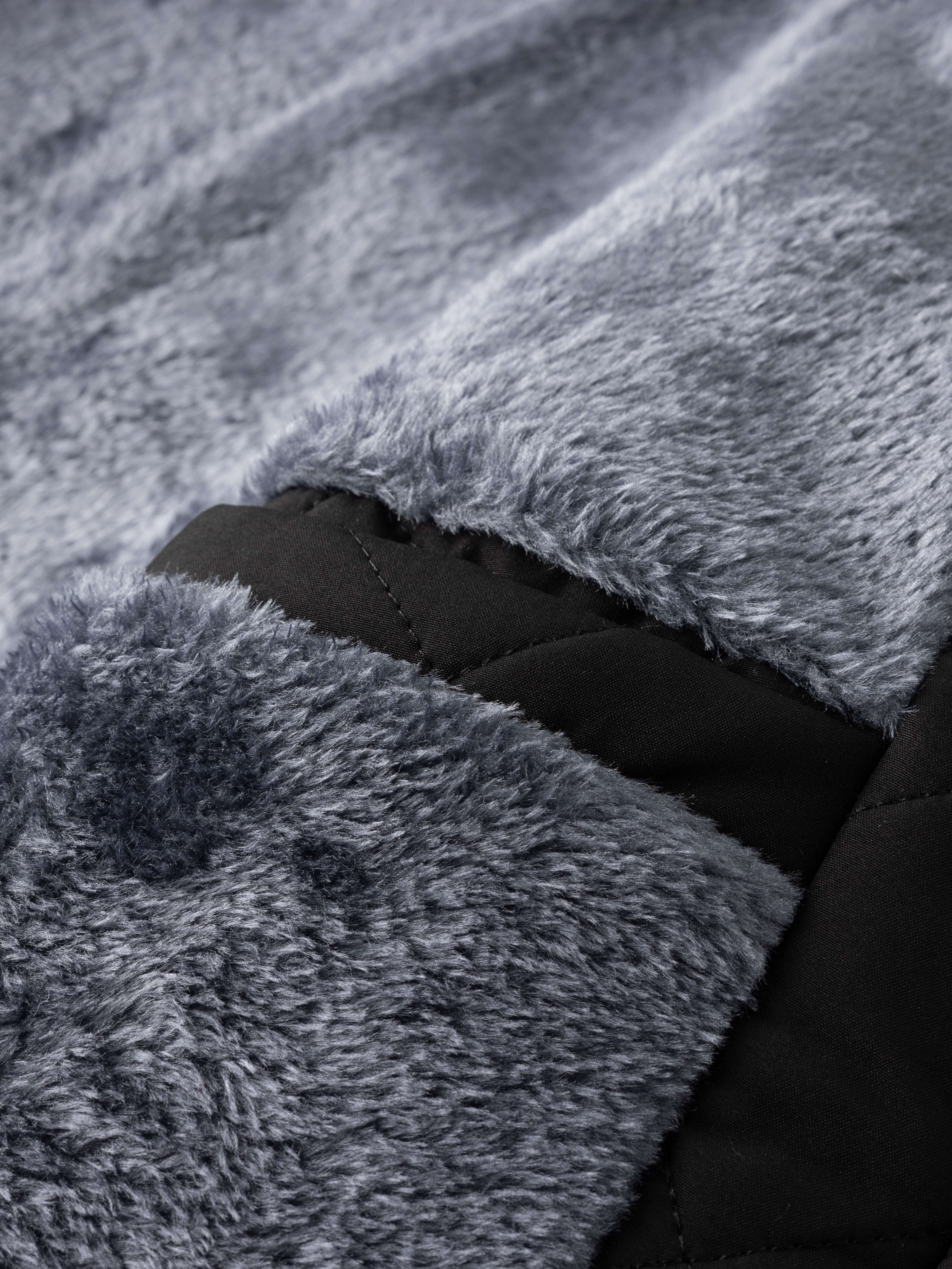 Doudoune homme bomber à matelassage losange et doublure polaire 6