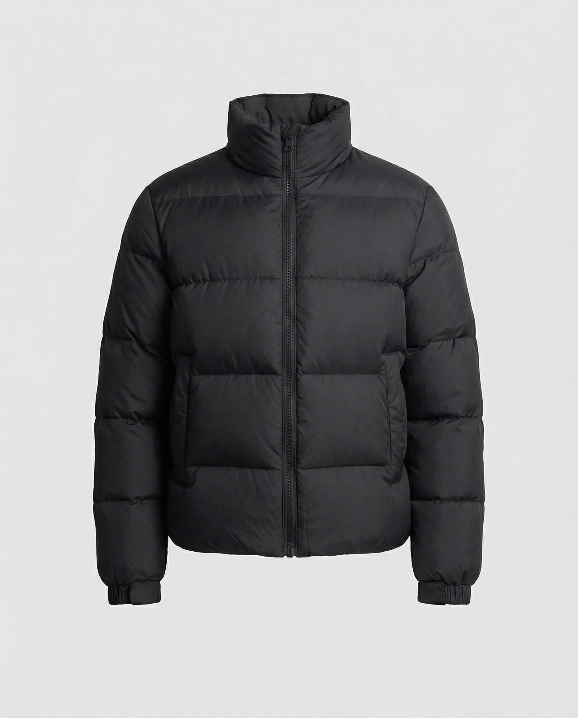 Doudoune homme en duvet à col montant haut 4