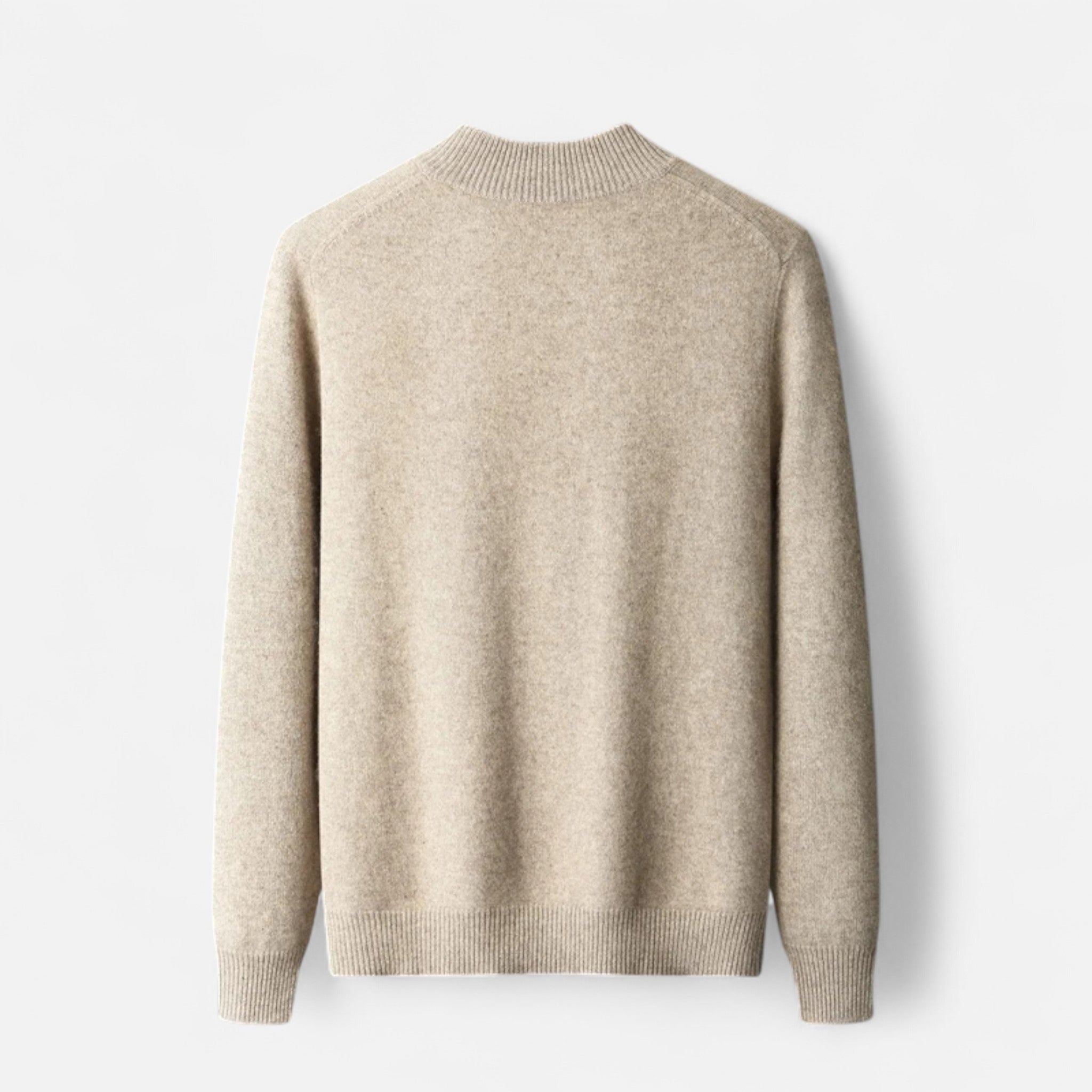 Gilet zippé homme en laine à col montant 10