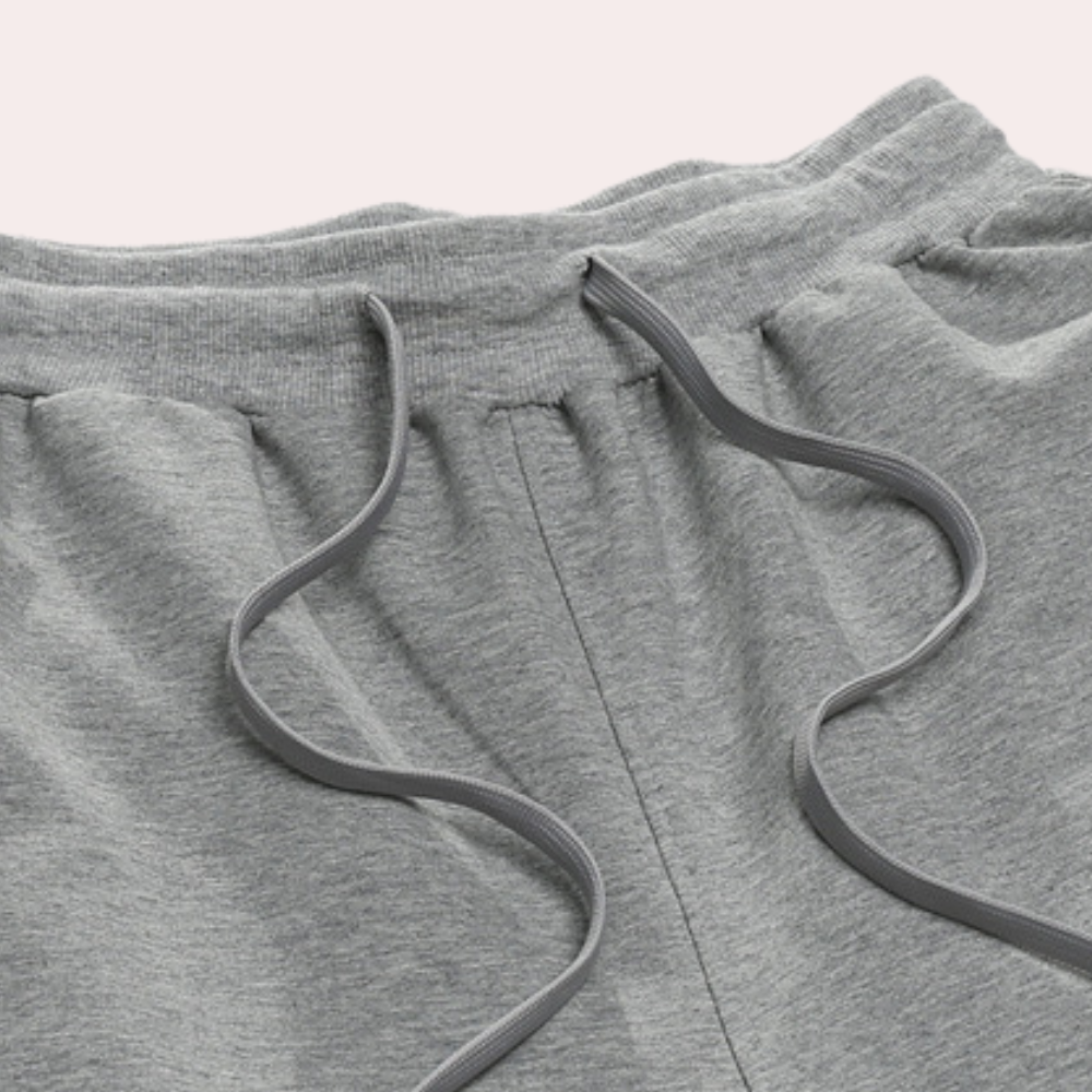 Jogging homme coupe droite à cordon de serrage avec poches 7