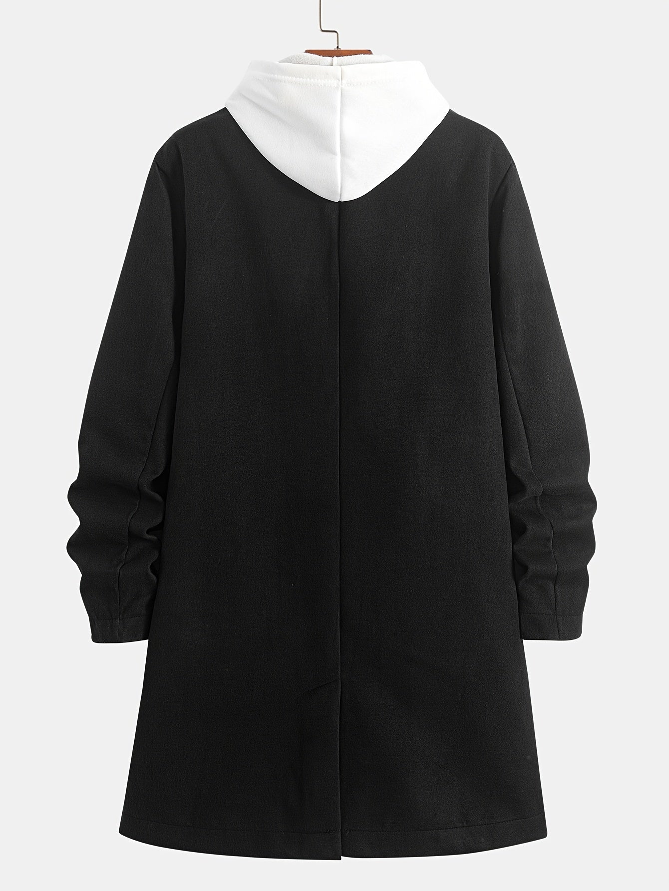Manteau en laine homme mi-long à double boutonnage et coupe ajustée 3