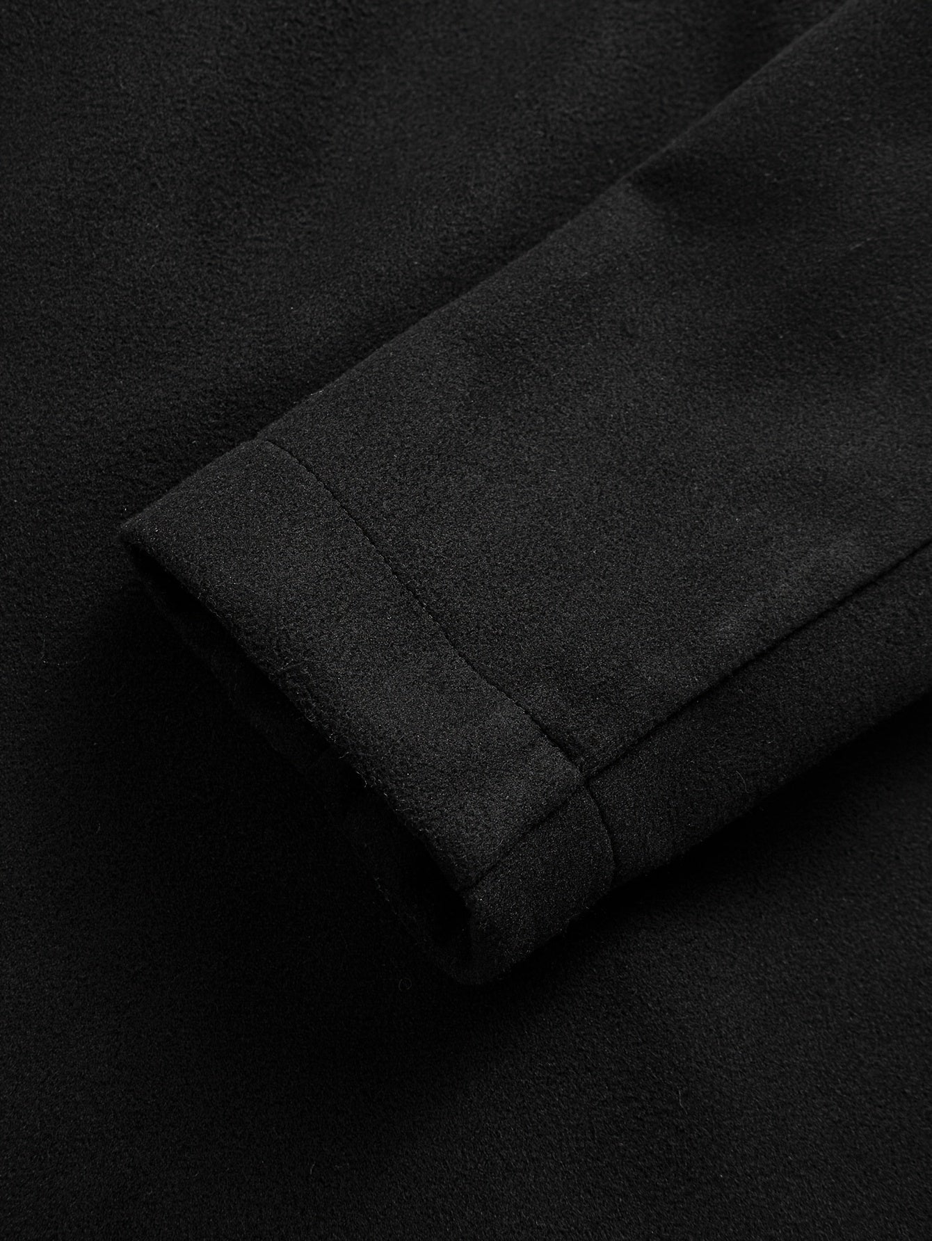 Manteau en laine homme mi-long à double boutonnage et coupe ajustée 6