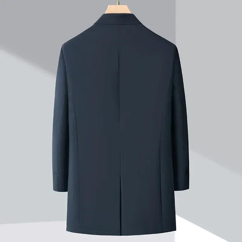 Manteau matelassé mi-long homme isolant à col chemise 5