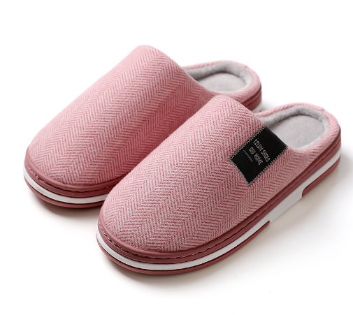 Pantoufles mules homme à chevrons et semelle antidérapante 3