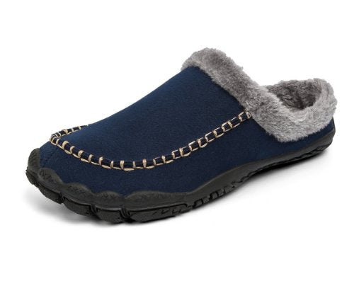 Pantoufles mules homme doublées à semelle antidérapante 3