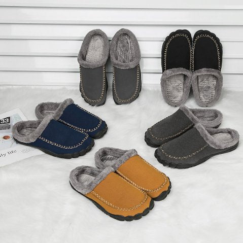 Pantoufles mules homme doublées à semelle antidérapante 5