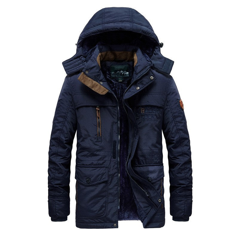 Parka homme déperlante à capuche et doublure teddy 4