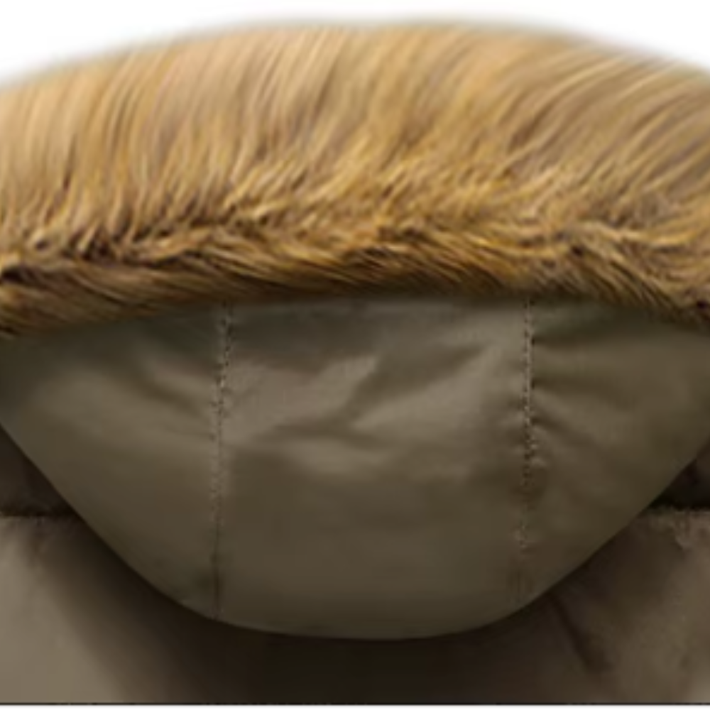 Parka homme matelassée à capuche en fausse fourrure 7