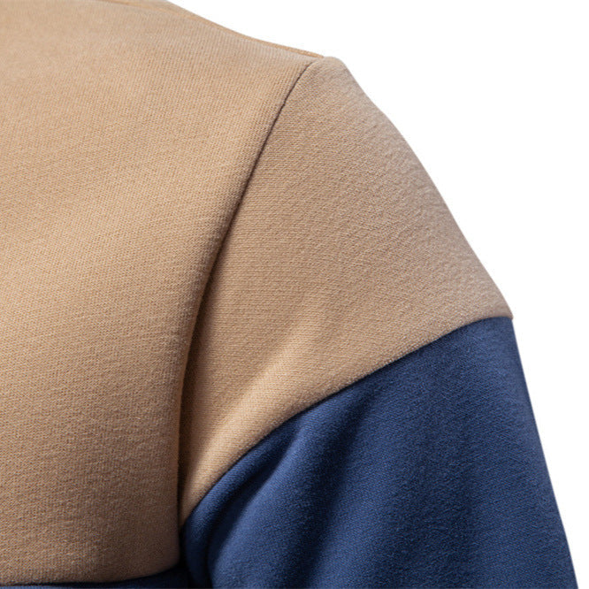 Polo homme maille bicolore à manches longues 10