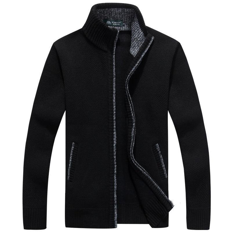Pull homme doublé coupe-vent à col montant 2