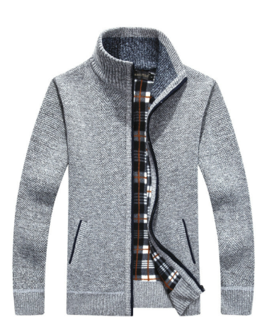 Pull homme doublé coupe-vent à col montant 3