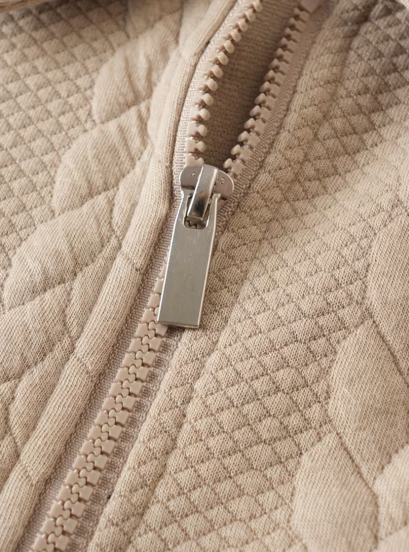 Pull homme torsadé col montant zippé à manches longues 11