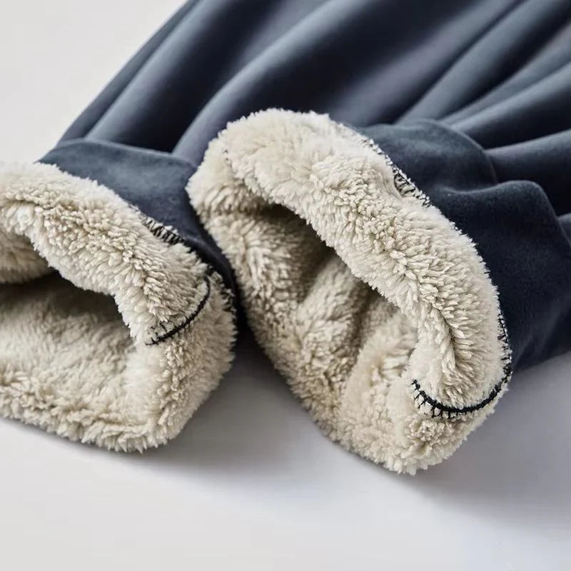 Survêtement homme à capuche doublé polaire chaud pour l'hiver 3