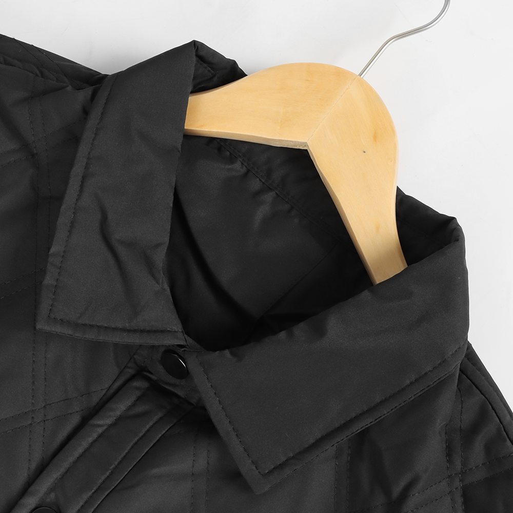 Veste matelassée homme à col chemise et boutons pression 14