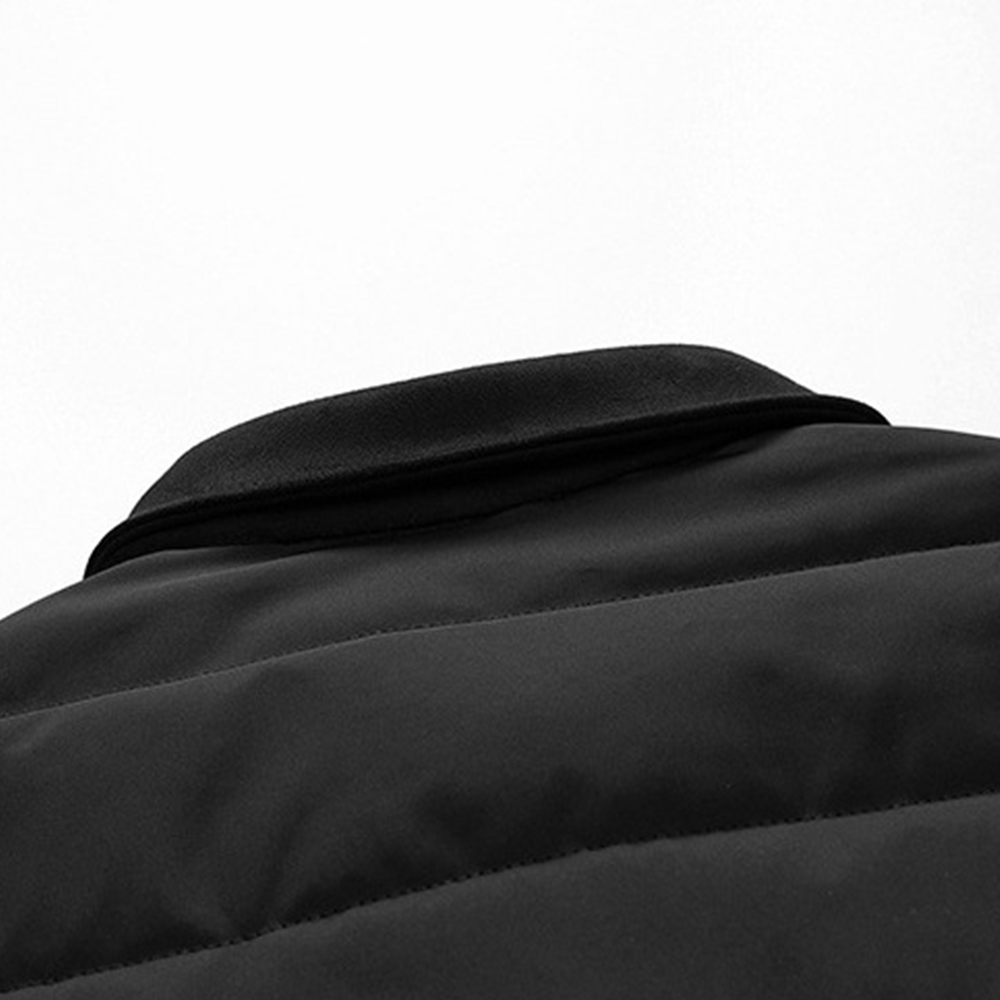 Veste matelassée homme à col chemise et boutons pression 8