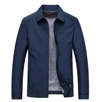 Veste mi-saison homme zippée à doublure à carreaux 5