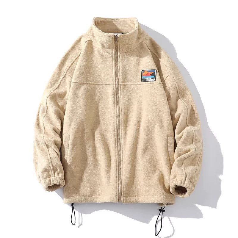 Veste polaire homme à col montant et poches latérales 1
